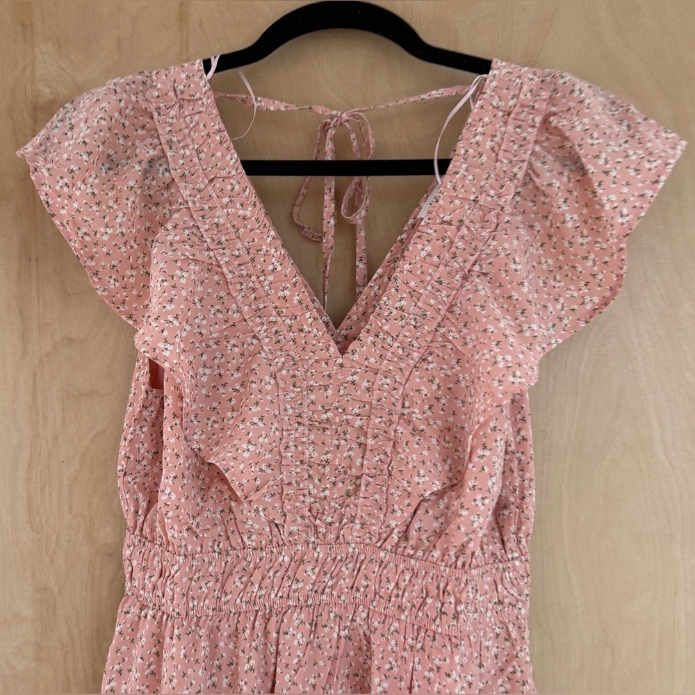 Heyson Pink Floral Dress: Small - Picture 13 of 13